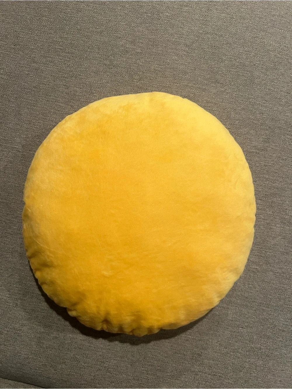 Heart Eyes Emoji Plush Pillow - Yellow with Red Hearts
